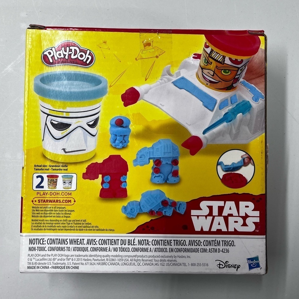NEW Star Wars Luke Skywalker & Snowtrooper Can-Heads Play-Doh 3+ - Picture 4 of 9